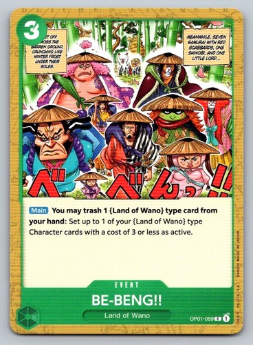 One piece beng op01 059 - be-beng!!, op01-059